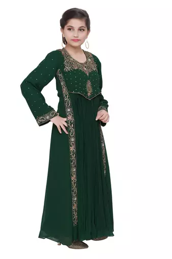 Paisely Embroidered Arabian Kaftan