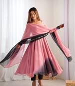 Glamorous Ombre Anarkali Set Twirl In Style!