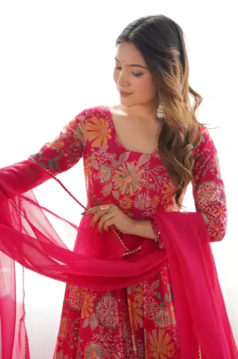  Festive Bloom Kediyakurta Palazzo Set - Effortless Elegance! 