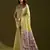 Women's green soft muga cotton resham zari weaving traditional saree with blouse