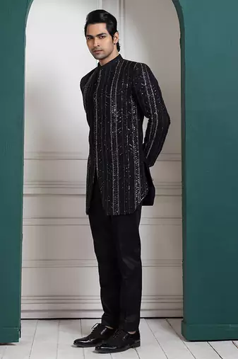 Obsidian glimmer bandhgala