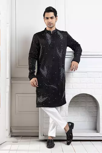Onyx embroidered kurta set ensemble