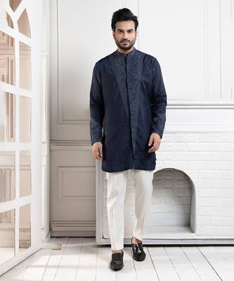 Deep sapphire kurta set 1