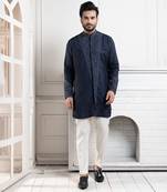 Deep sapphire kurta set