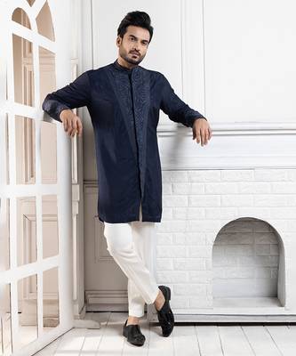 Deep sapphire kurta set 2