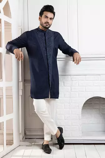 Deep sapphire kurta set
