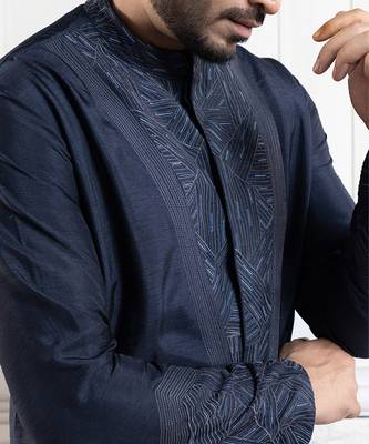 Deep sapphire kurta set 3