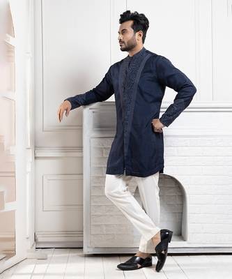 Deep sapphire kurta set 4