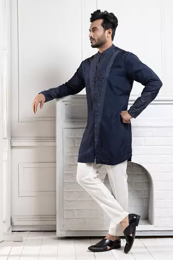 Deep sapphire kurta set