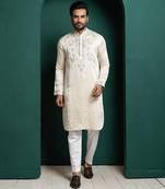 Ivory grace embroidered kurta set