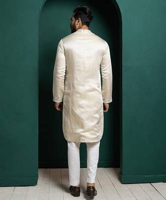 Ivory grace embroidered kurta set 4