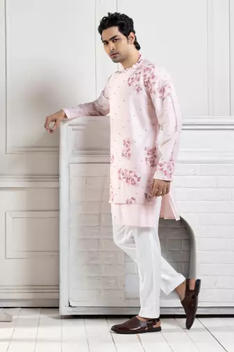 Cherry blossom aura kurta set