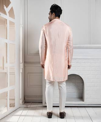 Peach blossom kurta set 3