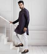 Eclipsed elegance embroidered kurta set