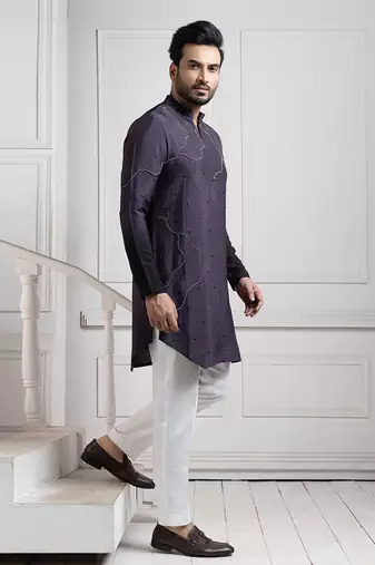Eclipsed elegance embroidered kurta set
