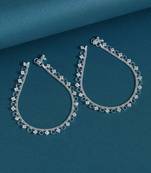 Silver color anklets
