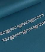 Silver color anklets