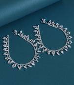 Silver color anklets