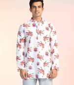 Men color splash holi kurta