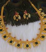 Kerala style palakka choker necklace set