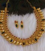 Nagapadam kerala style palakka choker necklace set