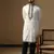 Men white embroidery kurta