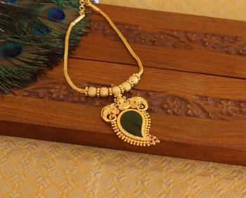 Lakshmi temple palakka necklace 1