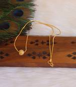 Simple gold plated necklace