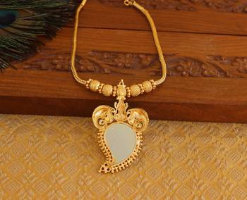 Lakshmi temple palakka necklace 3
