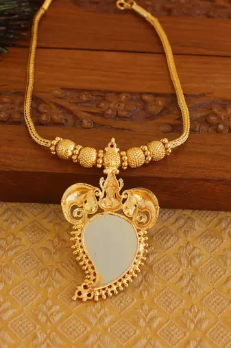 Lakshmi temple palakka necklace