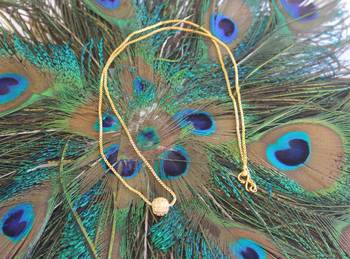 Simple gold plated necklace 3