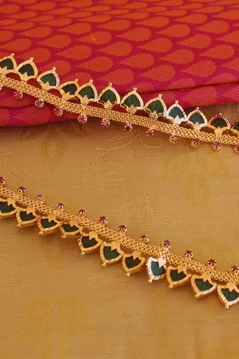 Kerala style palakka necklace
