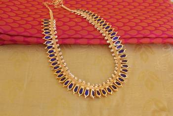 Kerala style nagapadam palakka necklace 2
