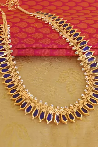 Kerala style nagapadam palakka necklace