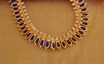 Kerala style nagapadam palakka necklace 3