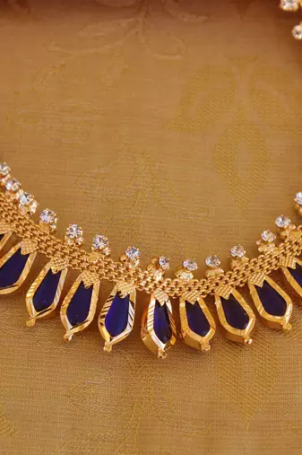 Kerala style nagapadam palakka necklace