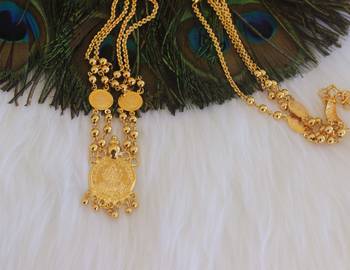 Kerala style kasu coin chain necklace 3