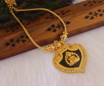 Kerala style lakshmi palakka necklace 3