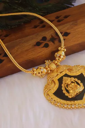 Kerala style lakshmi palakka necklace