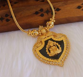 Kerala style lakshmi palakka necklace 4