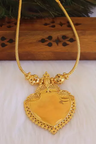 Kerala style lakshmi palakka necklace