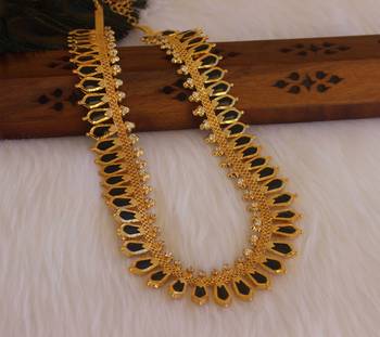 Kerala style nagapadam long necklace 1