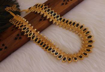Kerala style nagapadam long necklace 2