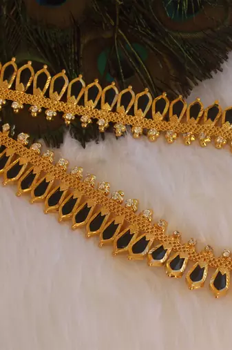Kerala style nagapadam long necklace