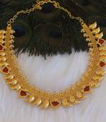 Kerala style gold plated choker necklace