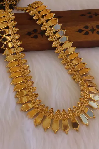 Kerala style nagapadam long necklace