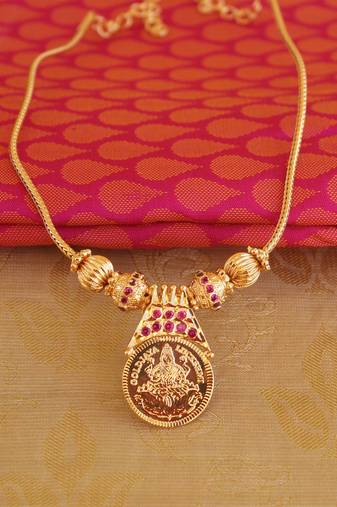 Lakshmi kasu coin necklace