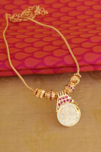 Lakshmi kasu coin necklace