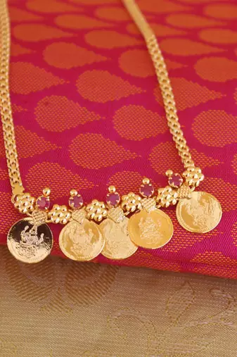 Kasu lakshmi coin necklace