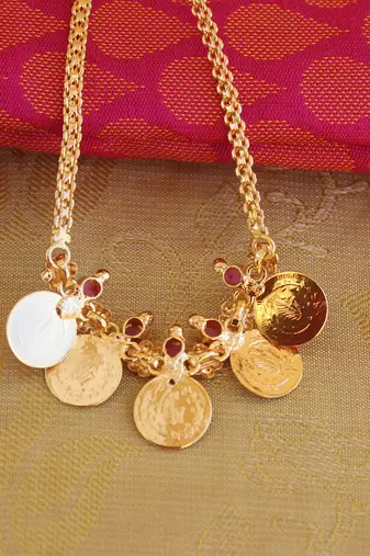Kasu lakshmi coin necklace
